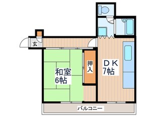 第２いづみマンションの物件間取画像